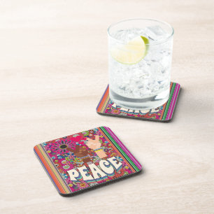 Dessous-de-verre Coaster de boissons de la paix
