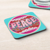 Dessous-de-verre Coaster de boissons de la paix (Côté gauche)