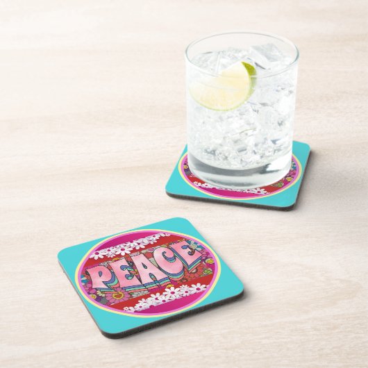 Dessous-de-verre Coaster de boissons de la paix (Côté Droit)