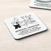 Dessous-de-verre Coaster de boissons pour menuisier et menuisier (Côté gauche)