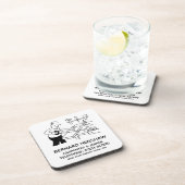 Dessous-de-verre Coaster de boissons pour menuisier et menuisier (Côté Droit)