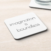 Dessous-de-verre Coaster en plastique dur d'imagination (Côté gauche)