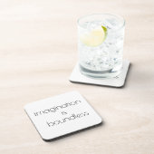 Dessous-de-verre Coaster en plastique dur d'imagination (Côté Droit)