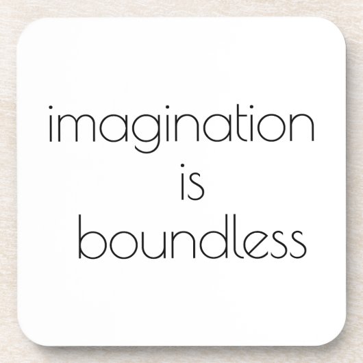 Dessous-de-verre Coaster en plastique dur d'imagination (Devant)