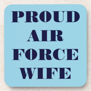 Dessous-de-verre Coaster Set Proud Air Force Wife