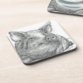 Dessous-de-verre Cochon (Côté gauche)