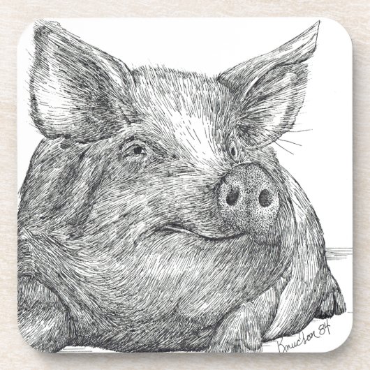 Dessous-de-verre Cochon (Devant)
