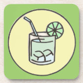 Dessous-de-verre cocktail caipirinha brésilienne (Devant)