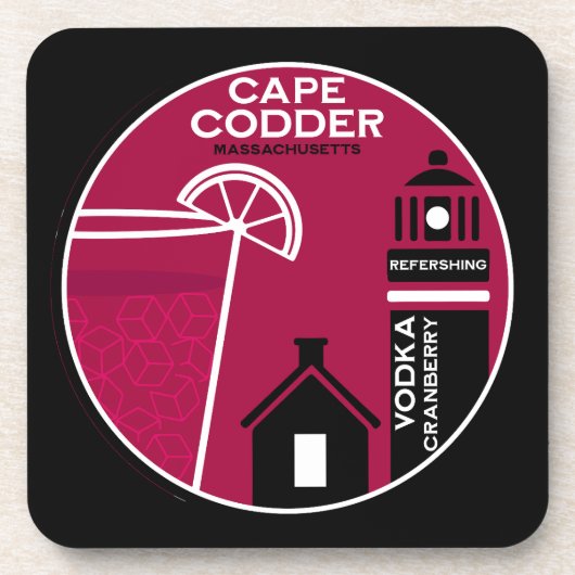 Dessous-de-verre Cocktail Cape Codder (Devant)