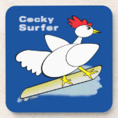 Dessous-de-verre Cocky Surfer (Devant)