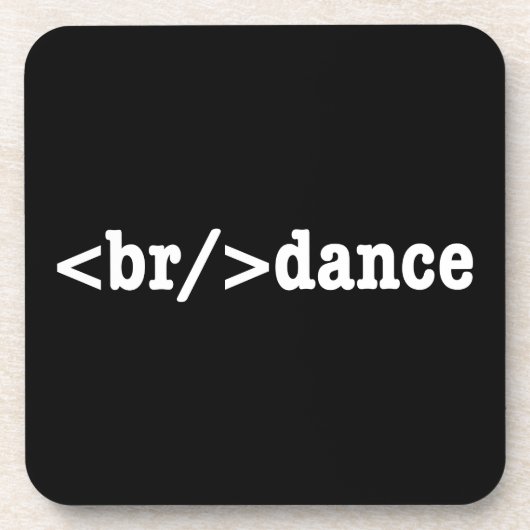 Dessous-de-verre code HTML de rupture (Devant)