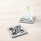 Dessous-de-verre code qr (Côté Droit)