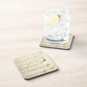 Dessous-de-verre Codex sur le vol des oiseaux par Leonardo da Vinci (Côté Droit)