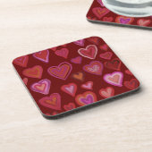 Dessous-de-verre coeur (Côté gauche)