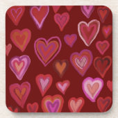 Dessous-de-verre coeur (Devant)