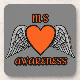 Dessous-de-verre Coeur/ailes...MS