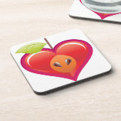 Dessous-de-verre Coeur Apple (Côté gauche)