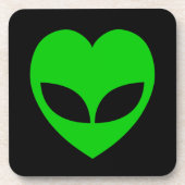 Dessous-de-verre Coeur d'amour Alien (Devant)