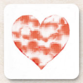 Dessous-de-verre Coeur marbré (Devant)