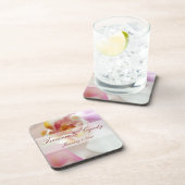 Dessous-de-verre Coeur orchidée (Côté Droit)