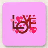 Dessous-de-verre cœur pour amant (Devant)