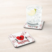 Dessous-de-verre Coeur Tap Dance Design (Côté Droit)