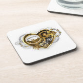 Dessous-de-verre Coeur vapeur avec un manomètre (Côté gauche)