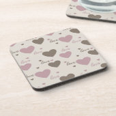 Dessous-de-verre Coeurs d'amour (Côté gauche)