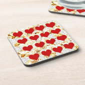 DESSOUS-DE-VERRE COEURS DE BLING (Côté gauche)