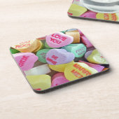 Dessous-de-verre Coeurs de bonbons (Côté gauche)