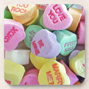 Dessous-de-verre Coeurs de bonbons