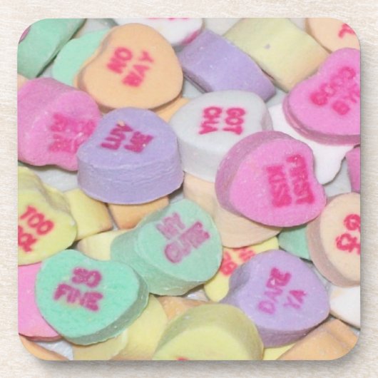 Dessous de verre Coeurs de conversation (Devant)