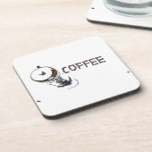 Dessous-de-verre Coffee MagicEnjoy, 'première chose le matin', ' (Côté gauche)