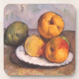 Dessous-de-verre coing, pommes, poires de Paul Cezanne