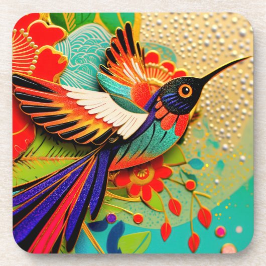 Dessous-de-verre Colibri affairé (Devant)