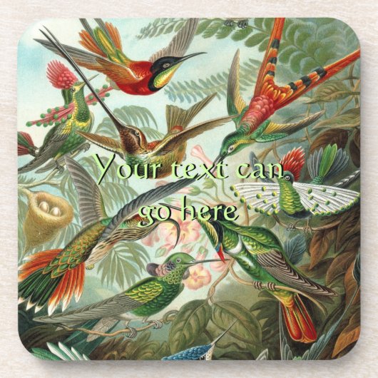 Dessous-de-verre Colibri vintage (Devant)