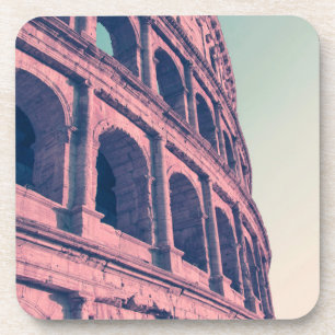 Dessous-de-verre Colisée à Rome. Romain monumental à 3 étages