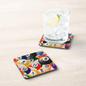 Dessous-de-verre Collage de boules de billard (Côté Droit)