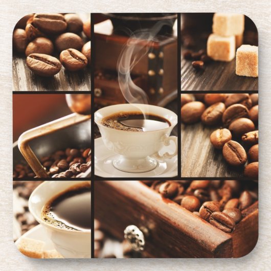 Dessous-de-verre Collage de café (Devant)
