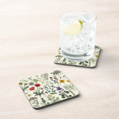Dessous-de-verre Collage de fleurs sauvages (Côté Droit)