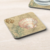 Dessous-de-verre Collage de la carte côtière (Côté gauche)