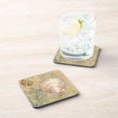 Dessous-de-verre Collage de la carte côtière (Côté Droit)