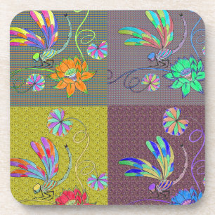 Dessous-de-verre Collage de libellules
