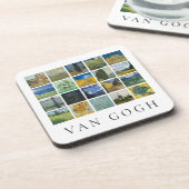 Dessous-de-verre Collage de peinture Van Gogh (Côté gauche)