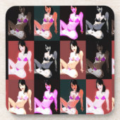 Dessous-de-verre Collage LivingDoll 7 (Devant)