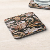 DESSOUS-DE-VERRE COLLECTION DE POMPEII/OCÉAN - SCÈNE DE VIE MARINE (Côté gauche)