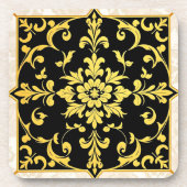 Dessous-de-verre Collection Florale Luxe Moderne (Devant)