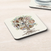 Dessous-de-verre Collection photo d'arbre généalogique 8 Photos Nom (Côté gauche)