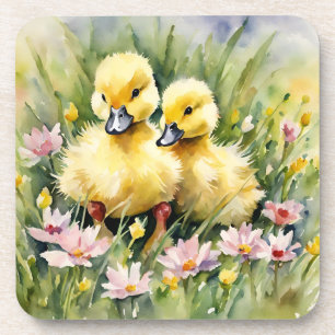 Dessous-de-verre Colliers d'aquarelle dans le pré Fleur sauvage