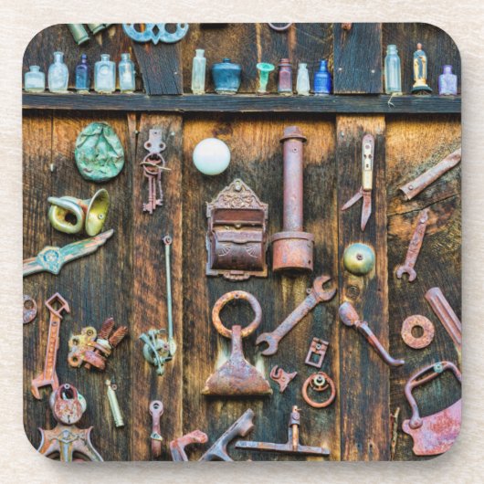 Dessous-de-verre Colorado, Crested Butte. Collection d'antiquités (Devant)